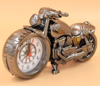 『肥仔小窩』歐式 復古 懷舊 仿真 家飾 摩托車 重機 機車 打檔車 造型 鬧鐘 時鐘 模型 創意 禮品