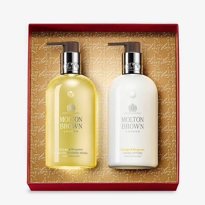 2022 英國皇家御用 Molton Brown 摩頓布朗 橙香與佛手柑 保濕 香氛 洗手凝膠 護手乳 禮盒300ml x 2