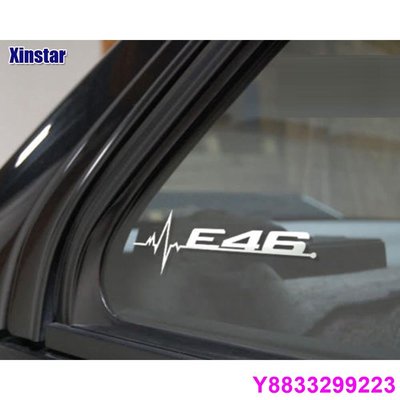 安妮汽配城2件寶馬車窗貼紙耐高溫車改裝貼適用於寶馬E30 E34 E36 E39 E46 E60 E90