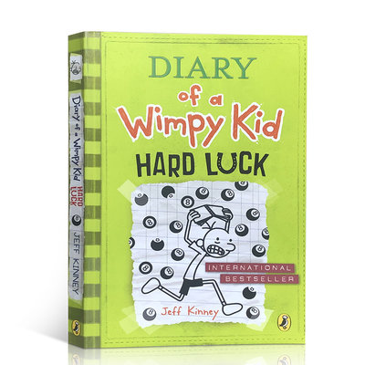 小屁孩日記系列 Diary of a Wimpy Kid #8: Hard Luck 兒童漫畫校園勵志文學小說 Jeff