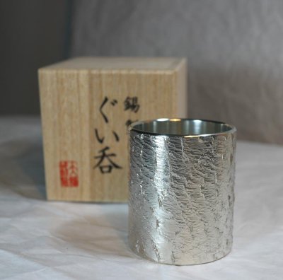 OSAKA SUZUKI~日本製造~大阪錫器~8-14~吞~清酒杯~錫杯~50ml~超取免運~