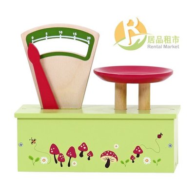 【居品租市】 專業出租平台 【出租】  mentari 木頭玩具 歡樂蘑菇小磅秤