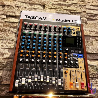 現貨免運 贈導線 Tascam Model 12軌 MIXER 錄音 混音 USB 介面 混音器 效果器 藍芽 音控