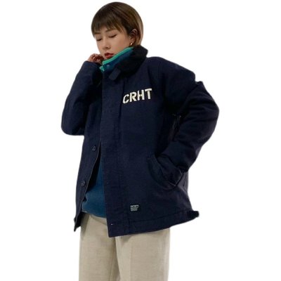 【熱賣精選】Carhartt  wip CRHT jacket 羊羔毛袖子夾棉甲板服 N1保暖外套夾克