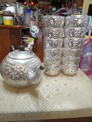 泰國錫壺錫杯組