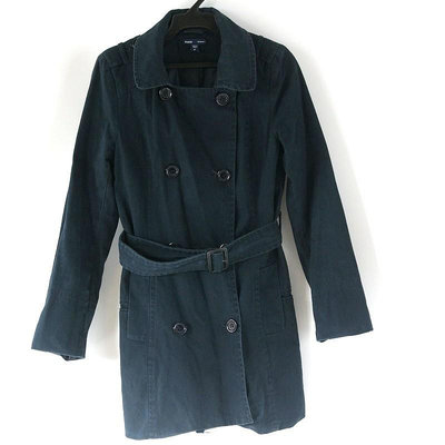 1911品牌ROUSH深藍色西裝外套大衣vintag混搭摩登復古年代