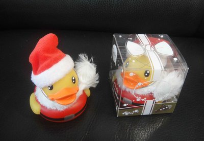 全新正版B. Duck 黃色小鴨造型玩偶~聖誕版