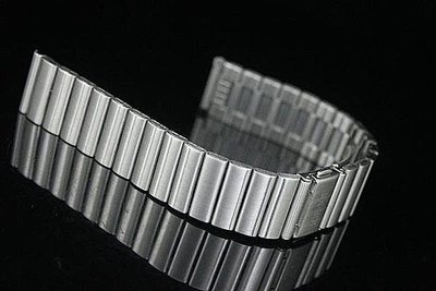 現代感超值簡約款拉砂質感11mm,不鏽鋼製單折扣錶帶