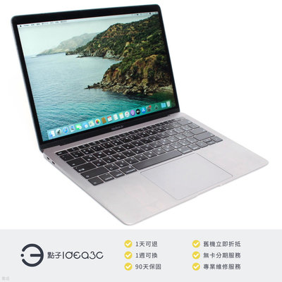 「點子3C」MacBook Air 13吋筆電 i5 1.6G 太空灰色【店保3個月】8G 256G SSD A1932 2019年款 DM887