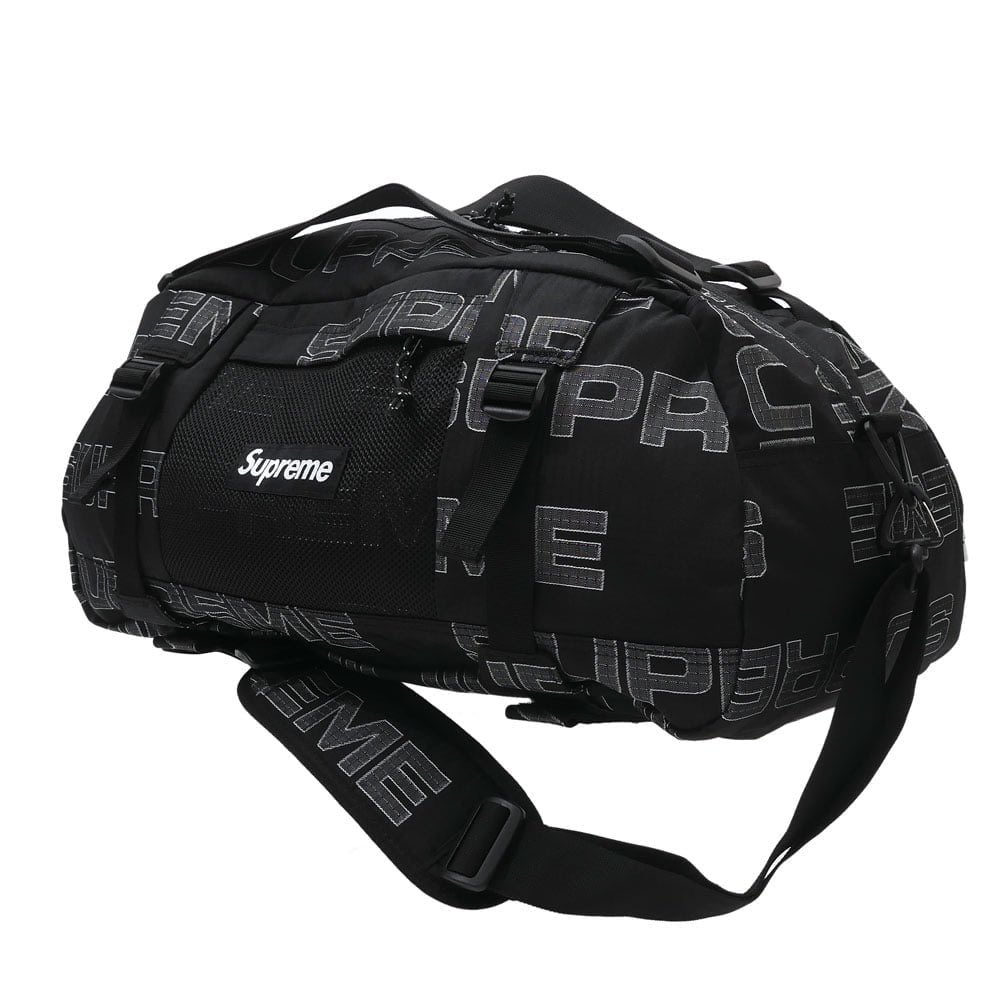 現貨2021AW Supreme Duffle Bag 旅行袋旅行包手提側背編織黑色| Yahoo