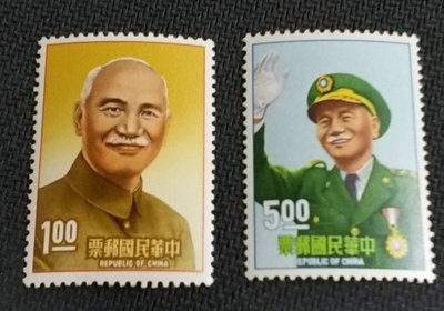 【華漢】 特42 蔣總統玉照郵票(55年版)  原膠上品