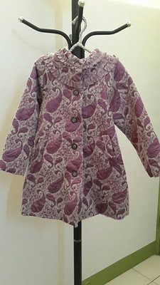 【紫晶小棧】DAKS 外套 小淑女 長袖 外套 大衣 (尺碼 6) 台灣製 專櫃正貨 童裝