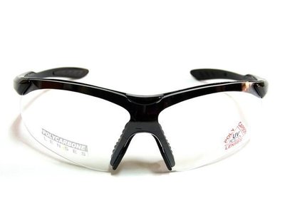 e視網眼鏡   e視網-W-K    W9295(黑框)平光透明PC防爆UV400運動太陽眼鏡(鏡框有6種顏色可選)