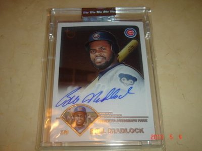 美國職棒 Cubs Bill Madlock (中華職棒 La New 熊隊前打擊教練 梅洛克) 2003 Topps Chrome 簽名卡