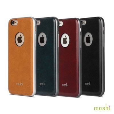 公司貨 Moshi iGlaze Napa iPhone 6/6s 4.7吋 皮革雙料保護背殼 保護殼 手機殼 全包覆