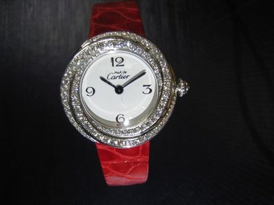【愛錶回春中心】Cartier原廠三環錶~(代鑲美鑽.請自備錶)  ~