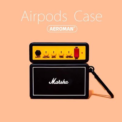 airpods pro 保護套 音箱 音響 喇叭 無訊號 復古 個性 設計 潮流 似 marshall