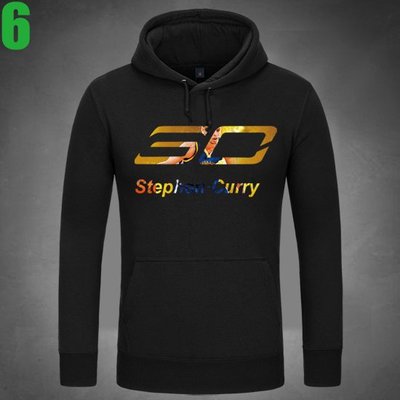 【史蒂芬·柯瑞 Stephen Curry】連帽厚絨長袖NBA籃球運動T恤(5種顏色) 新款上市購買多件多優惠【賣場二】