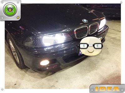 DJD19032119 BMW E39 M5 光圈LED 魚眼黑底大燈