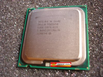 Intel Core2 Duo 雙核心 E6600 775腳位 速度3.06G 外頻1066M 快取2M 製程45nm