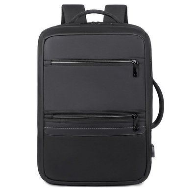 商務雙肩包男筆記本電腦包大容量手提旅行書包新款牛津布背包