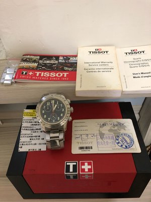 TISSOT天縮錶 石英錶 非機械錶