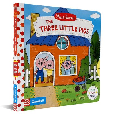 英文繪本 書刊 動手小故事 三只小豬 英文原版 The Three Little Pigs (First Stories