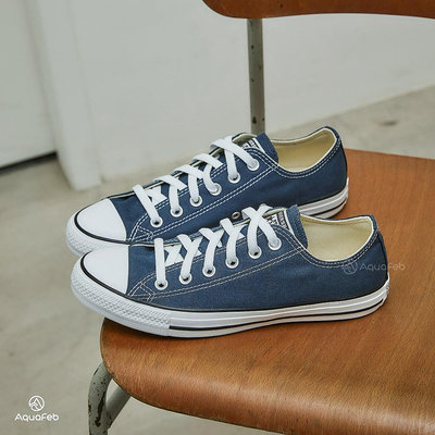 Converse Chuck Taylor All Star 低筒 深藍 帆布 基本款 休閒鞋 M9697C【雅妤潮鞋】