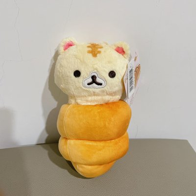 全新正版SAN-X 捲捲麵包貓 螺旋麵包貓 6吋 19cm娃娃 玩偶 可愛貓咪玩偶