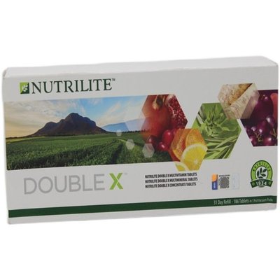 現貨 安麗紐崔萊 Double X 蔬果綜合營養片(補充包) 安麗綜合維他命智選美白