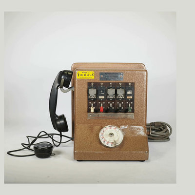 古董法國木制老式懷舊酒店標準旋轉撥盤式手搖電話機前臺交換機