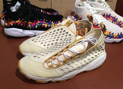 NIKE AIR FOOTSCAPE WOVEN CHUKKA PRM QS 04Z SUPREME 白黑 彩虹 編織鞋