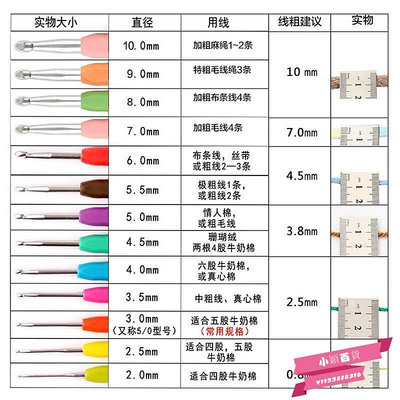 鉤針工具套裝勾玩偶毛線不銹鋼軟柄毛衣針diy手工編織材料包編制.