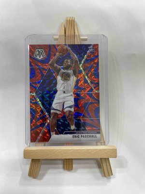 2019-20 Mosaic Eric Paschall RC Red Blue Reactive Prizm #250