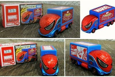 牛牛ㄉ媽*日本 TAKARA TOMY 出品蜘蛛人小汽車 Marvel T.U.N.E. 蜘蛛俠卡車 EVO. 1.0款
