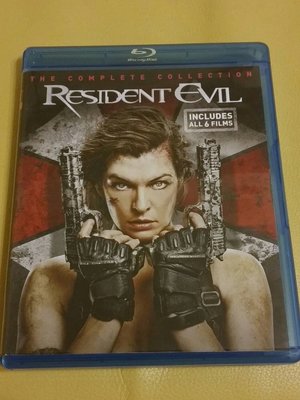 現貨,正版美版全區藍光BD-惡靈古堡1-6全集(Resident Evil:The Complete Collection)