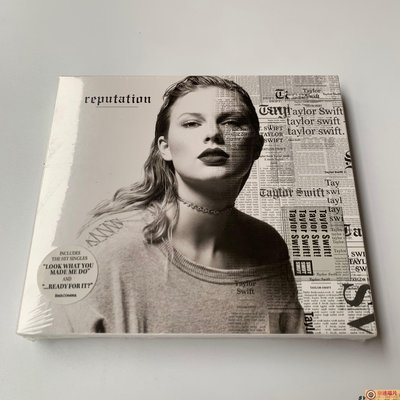 樂迷唱片~泰勒斯威夫特 Taylor Swift Reputation CD附海報 TS6專輯CD 現貨