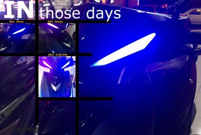 [色胚][JET POWER][SYM] 導光雙刃燈 LED雙刃燈 LED 小燈 均勻發亮 龍頭定位燈 刀刃燈 藍 紫