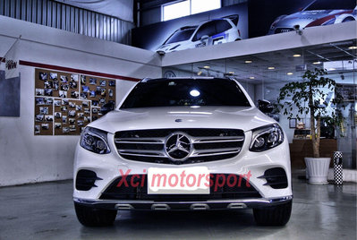 Benz GLC SUV 2015~2018 改GLC43 PP材質前保.非ㄧ般仿間次級品.外銷歐美.可配合安裝烤漆.GLC300.GLC250.另有GLC63