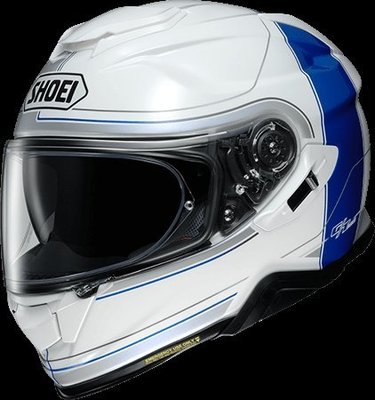 【元素重車裝備】SHOEI GT-Air II CROSSBAR TC-2 藍白 內置墨鏡 全罩式安全帽