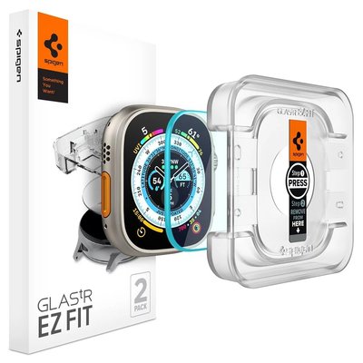 【 ANCASE 】 Spigen Apple Watch Ultra-Glas tR EZFit 快易貼玻璃保護貼