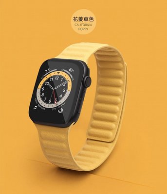 真皮錶帶 洽利 QIALINO Apple Watch 42mm/44mm 真皮製鏈式錶帶 配戴輕便舒適 錶帶