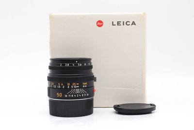 【高雄青蘋果3C】Leica Summicron-M 50mm F2 E39 萊卡鏡頭 徠卡鏡頭 #46879