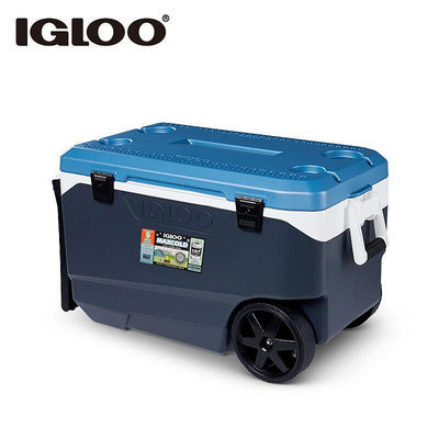 極致優品 IGLOO易酷樂85L拉桿保溫箱冷藏箱戶外便攜車載海釣箱超輕釣箱冰桶 HW837