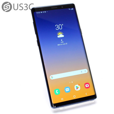 【US3C-台南店】【一元起標】Samsung Galaxy Note 9 8G/512G SM-N960F 6.4吋 湛海藍 內建SPen 二手手機