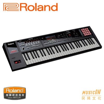 【民揚樂器】Roland FA-06 61鍵合成器 Music Workstation 音樂工作站