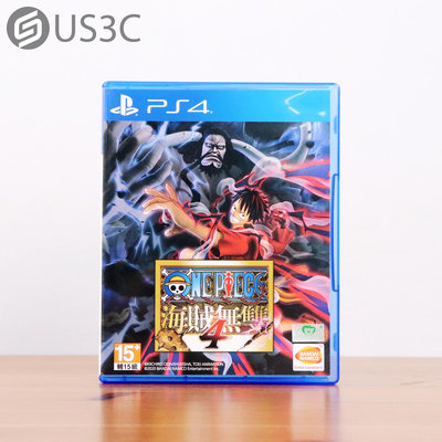【US3C-板橋店】【一元起標】索尼 SONY PS4 航海王 海賊無雙4 中文版 實體遊戲片 二手遊戲片
