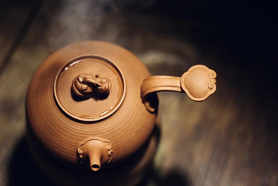 潮州工藝師林于凱柿柿如意砂銚燒水壺，造型獨特，全手工砂銚壺，