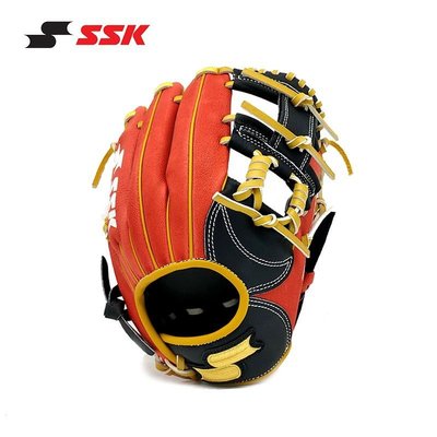 日本SSK兒童青少年棒球手套豬皮軟式Hero Story系列通用接球手套正品促銷