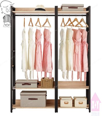 【X+Y時尚精品傢俱】現代衣櫃系列-艾麗斯 4.6尺開放式系統衣櫥A24.衣櫃.可任意排列組合.摩登家具